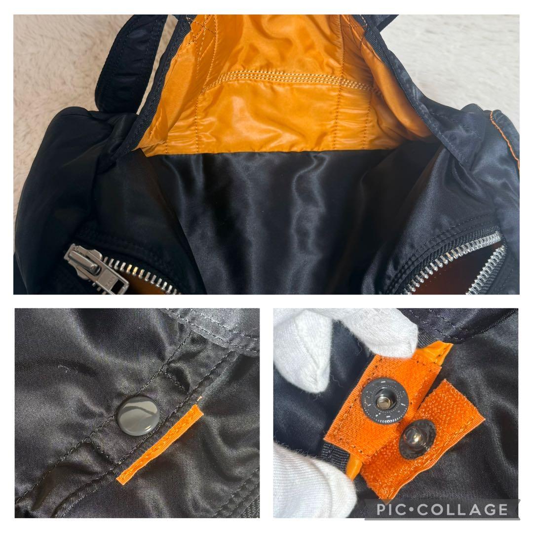 極上品　PORTER　ポーター　タンカー　ミニボストンバッグ　Lサイズ　ブラック