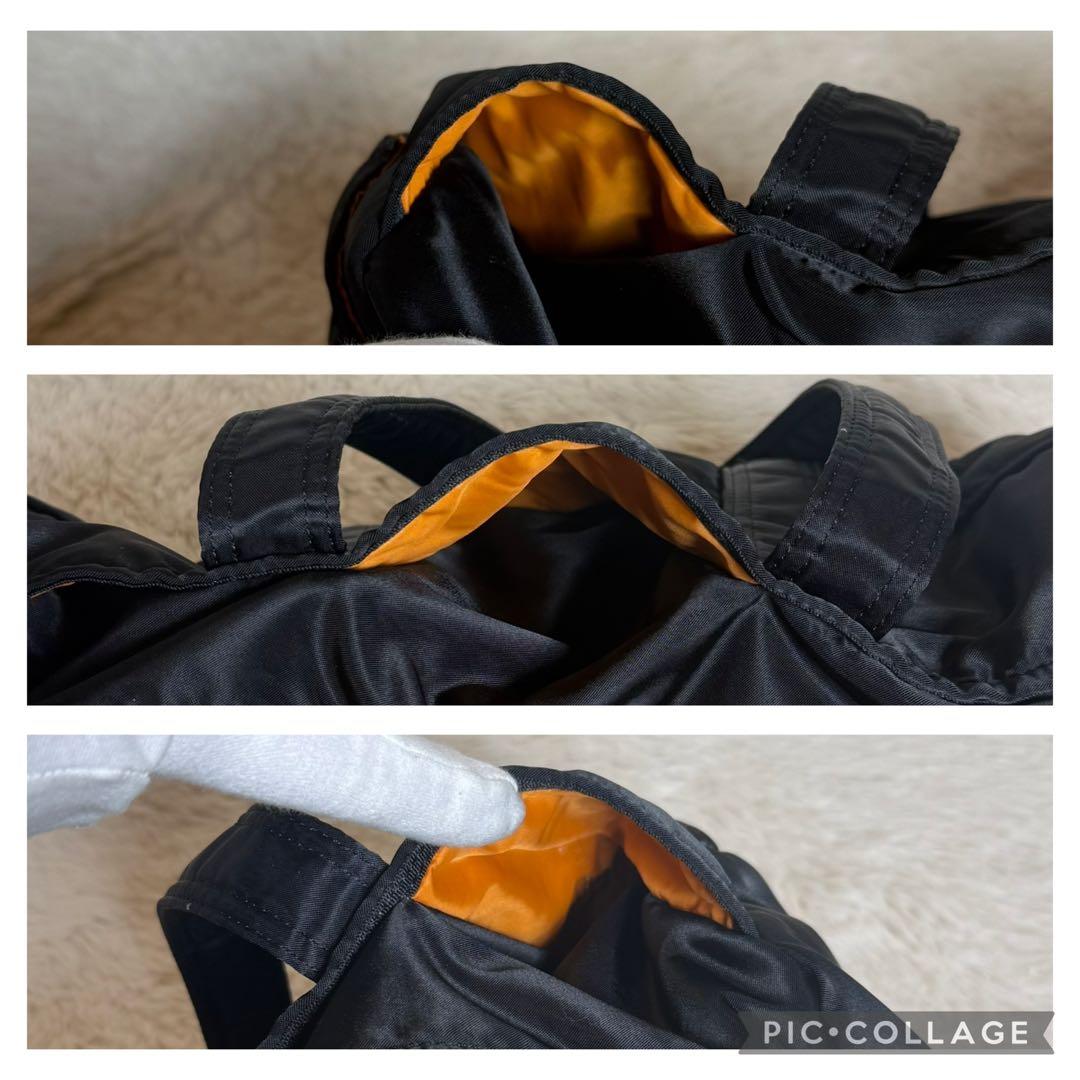 極上品　PORTER　ポーター　タンカー　ミニボストンバッグ　Lサイズ　ブラック