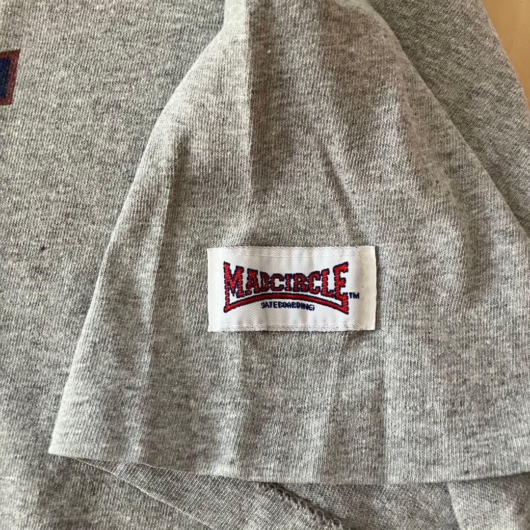 90s ONEITA Tシャツ　mad circle skateboard