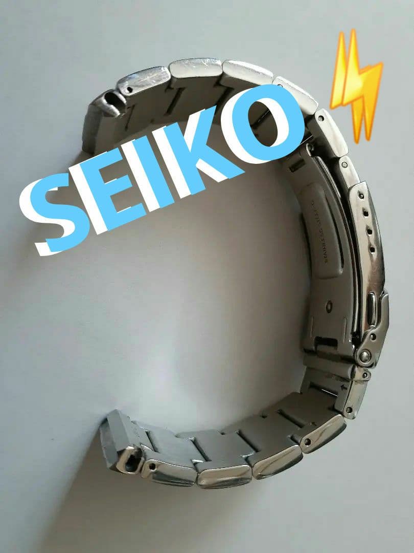 専用です。SEIKO⚡美品　　　【ラグ幅22㎜】 ステンレスベルト❗