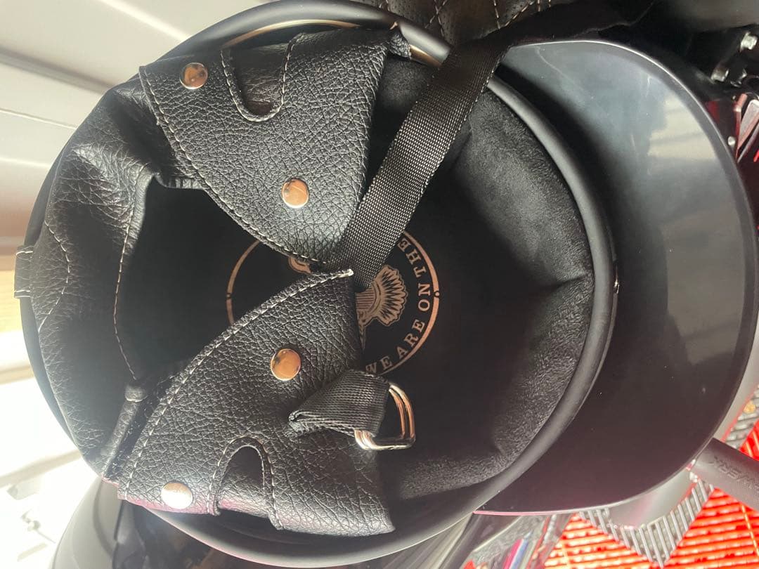 最終値引き！ハーレーダビッドソン 半帽ヘルメット フレイムデザイン