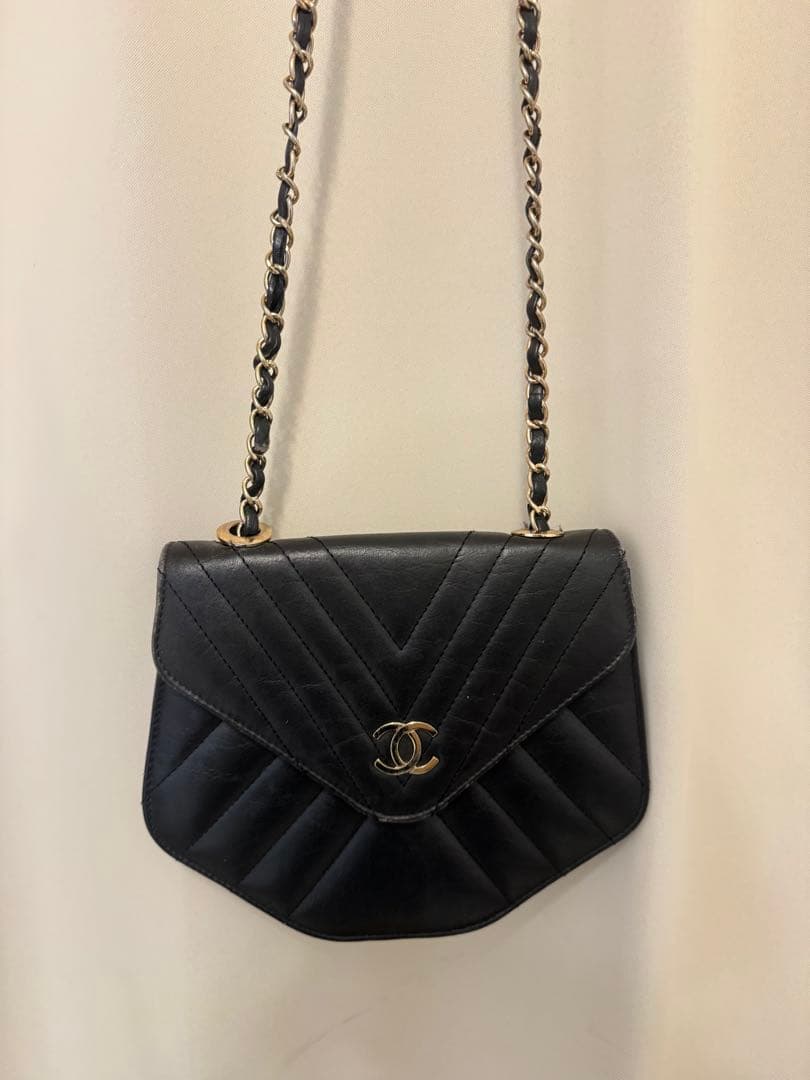 お値下げ中！！ CHANEL ブラック ショルダーバッグ