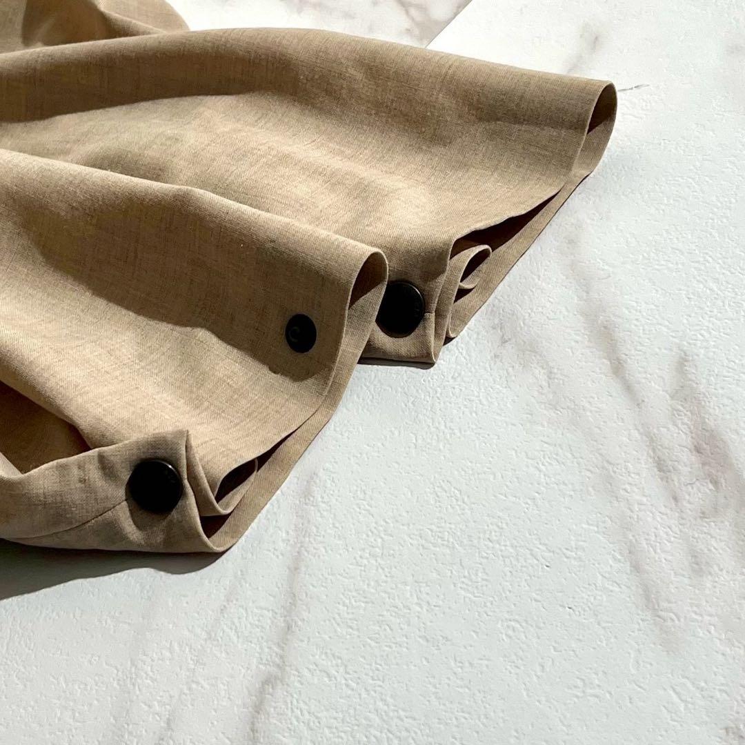 む様　HYKE ハイク　ロングコート　ストレッチトロピカルミリタリーコート