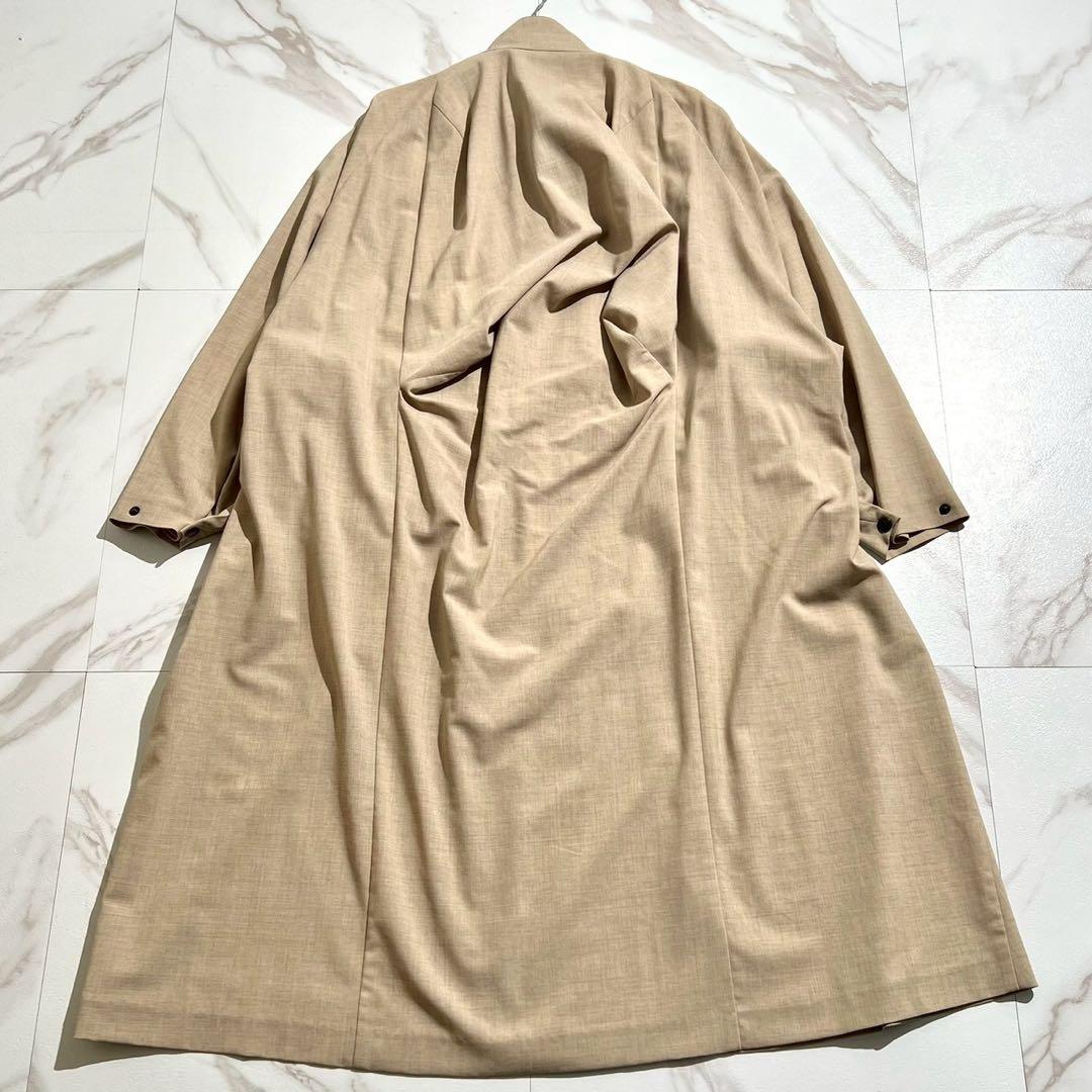 む様　HYKE ハイク　ロングコート　ストレッチトロピカルミリタリーコート