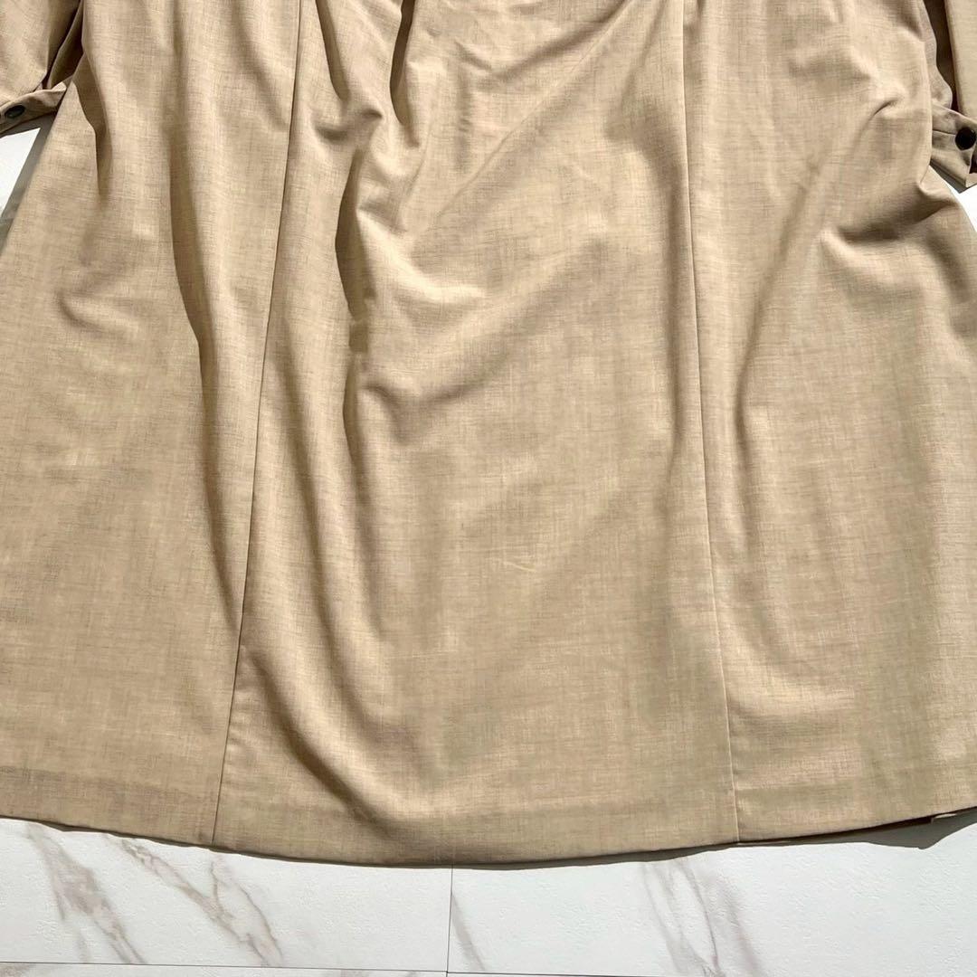 む様　HYKE ハイク　ロングコート　ストレッチトロピカルミリタリーコート