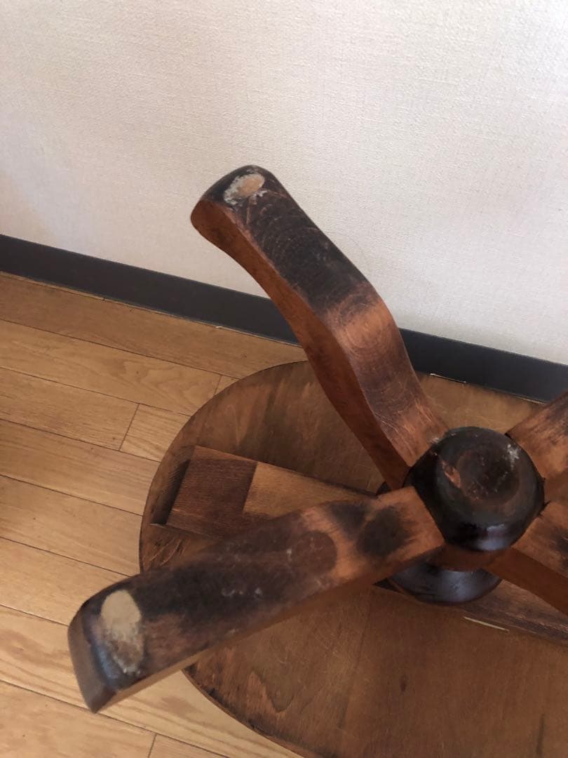 ドマン イタリア　オーバル　コーヒーテーブル　サイドテーブル　花台　ヨーロピアン