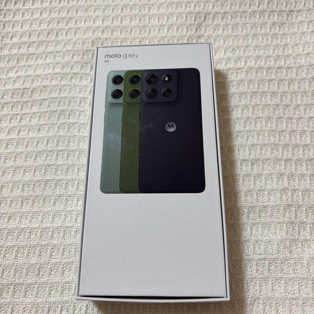 新品未使用　モトローラ　moto g66y 5G 本体　ブラックオイスター