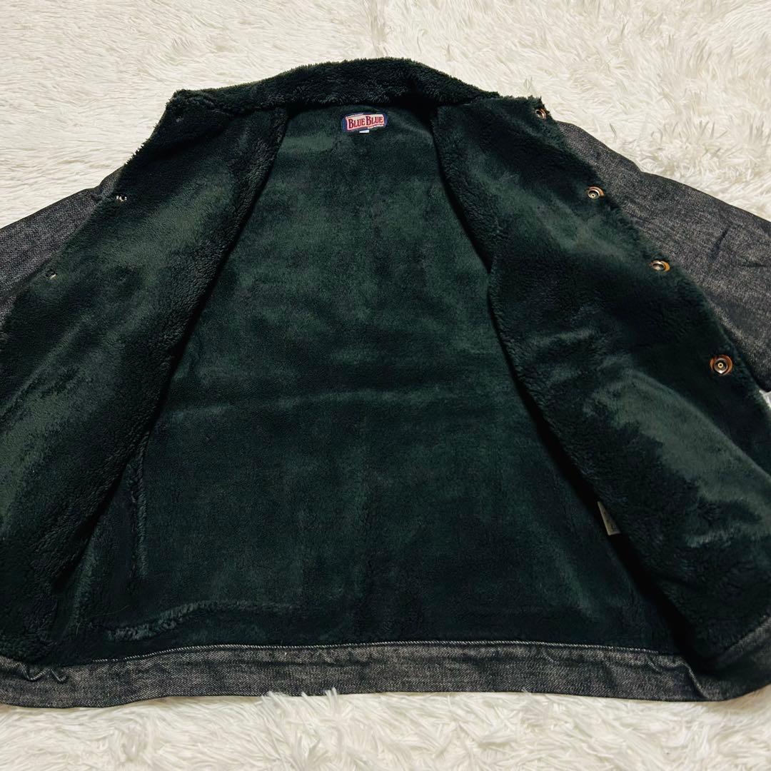 BLUE BLUE ブルーブルー ブラックデニムジャケット 裏ボア サイズ2