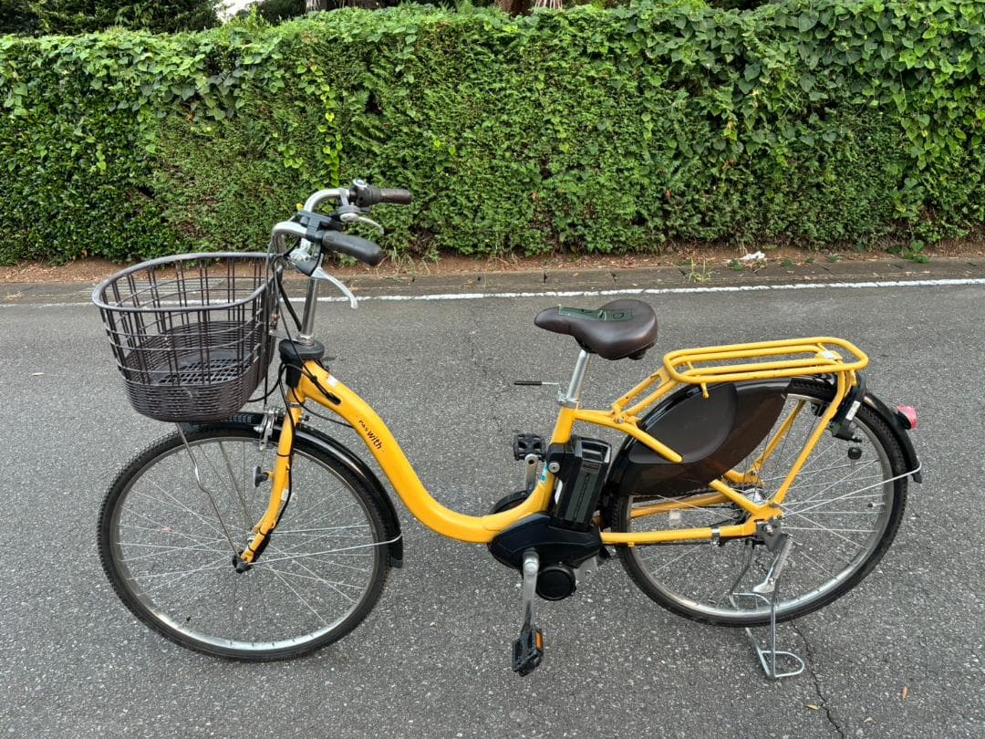 2022年購入　ヤマハ　PAS WITH　12.3Ah　26インチ　電動自転車