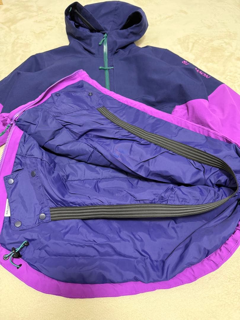 【美品】SALOMON サロモン スノボ スキー ウェア Sサイズ