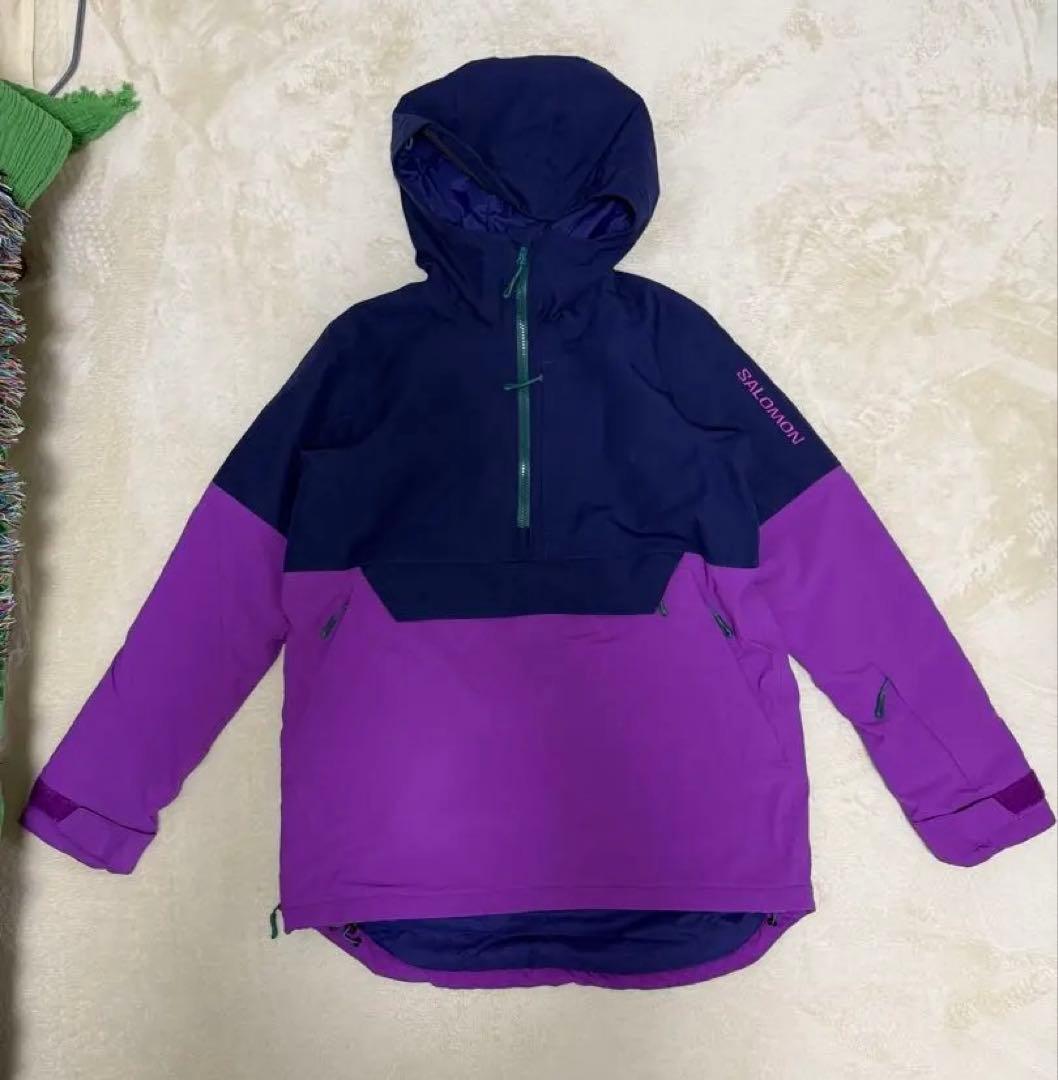 【美品】SALOMON サロモン スノボ スキー ウェア Sサイズ