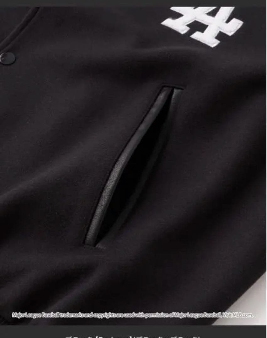 ブラック LA Dodgers スタジャン