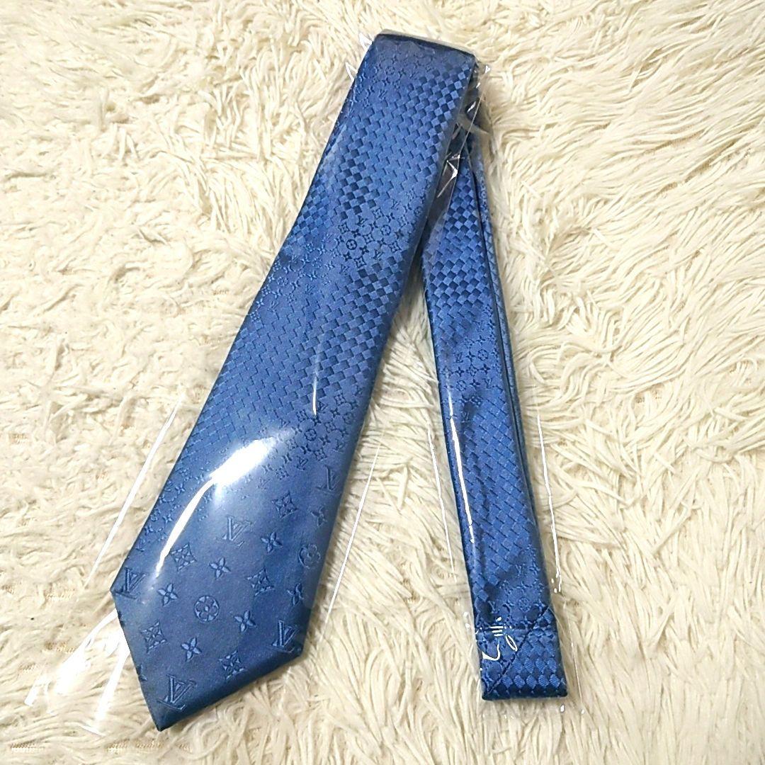 美品 クリーニング済み 箱付き ✨️ ルイヴィトン ミックスモノグラム ネクタイ