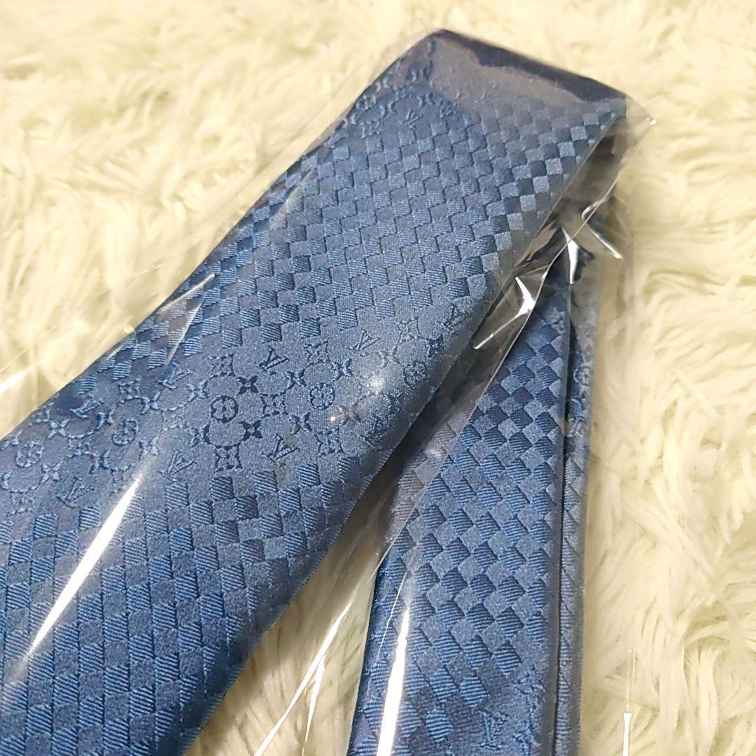 美品 クリーニング済み 箱付き ✨️ ルイヴィトン ミックスモノグラム ネクタイ