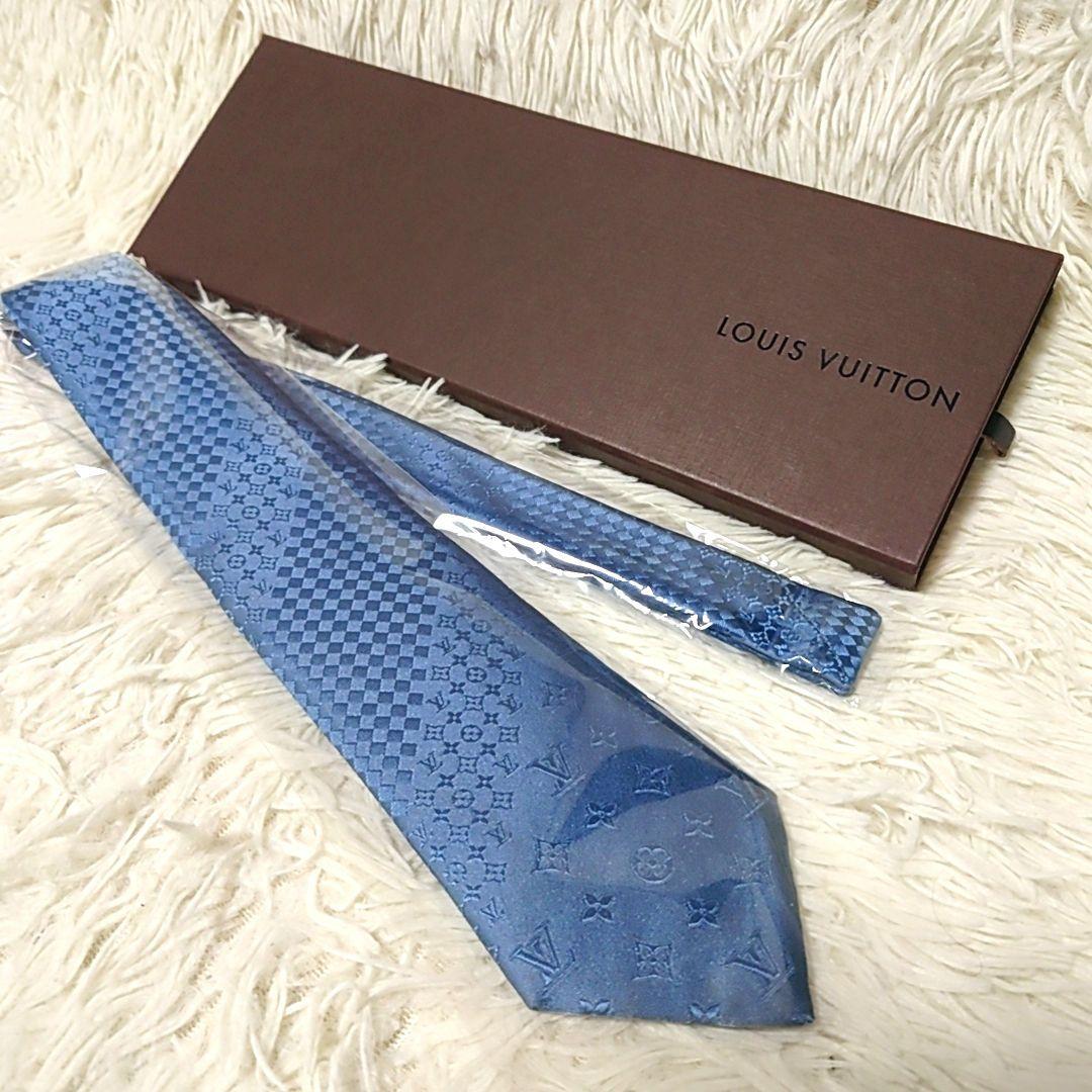 美品 クリーニング済み 箱付き ✨️ ルイヴィトン ミックスモノグラム ネクタイ