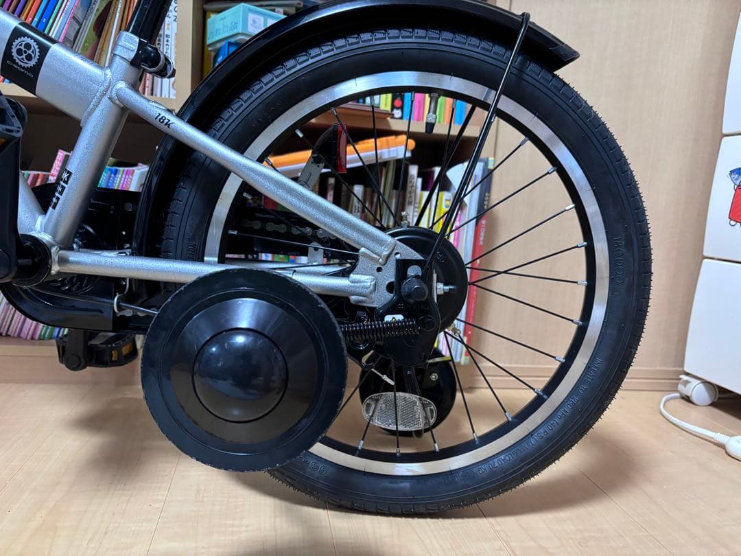 【2025/1/2購入】幼児用自転車 Cromo 18インチ 折り畳み補助輪