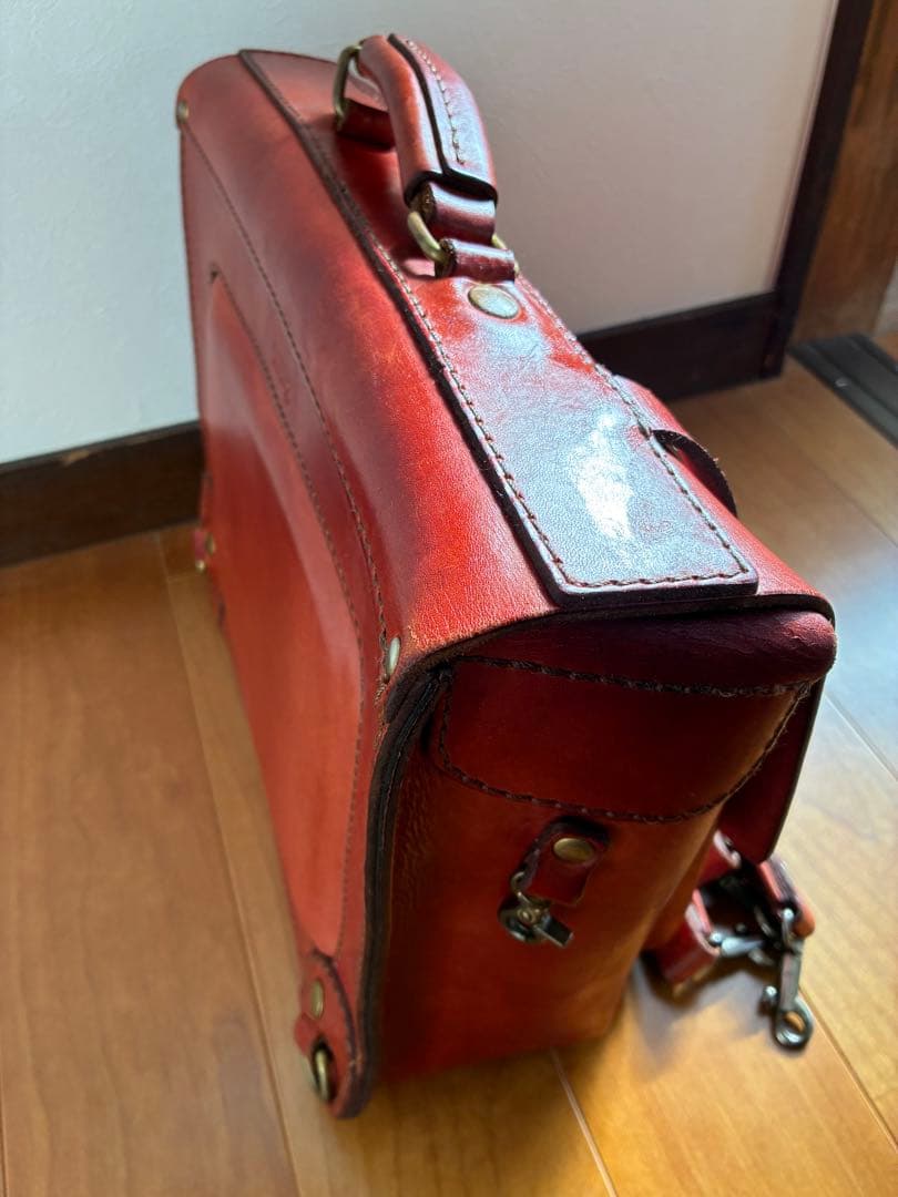 HERZ　横型ランドセル　2way　リュック・バックパック　レッド