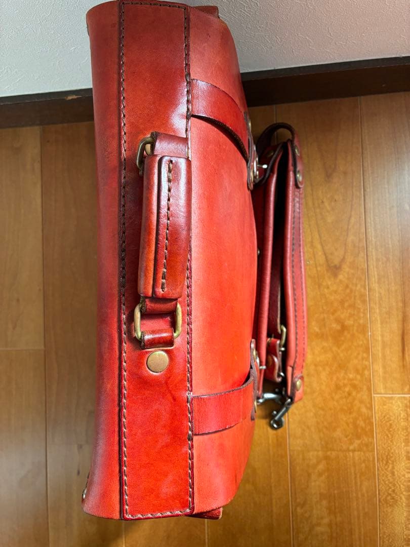 HERZ　横型ランドセル　2way　リュック・バックパック　レッド