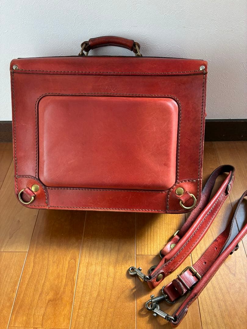 HERZ　横型ランドセル　2way　リュック・バックパック　レッド