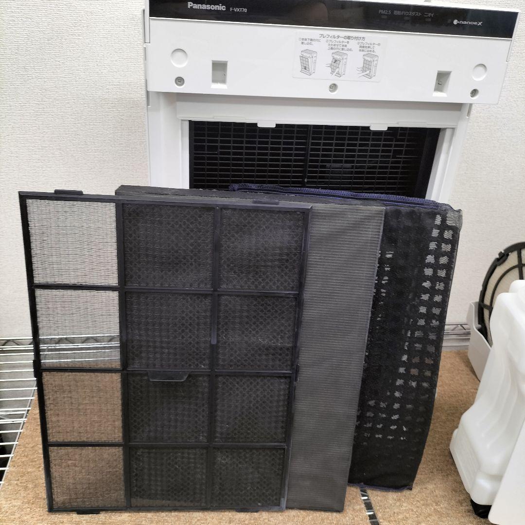 Panasonic 空気清浄機 F-VXT70-W 21年製【2506KD6】