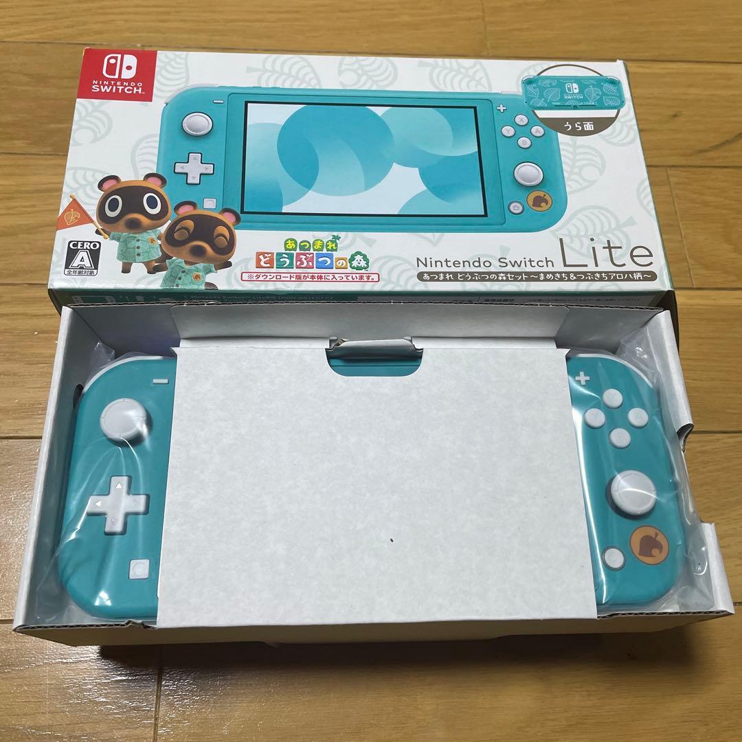 switch lite 本体　アロハ柄