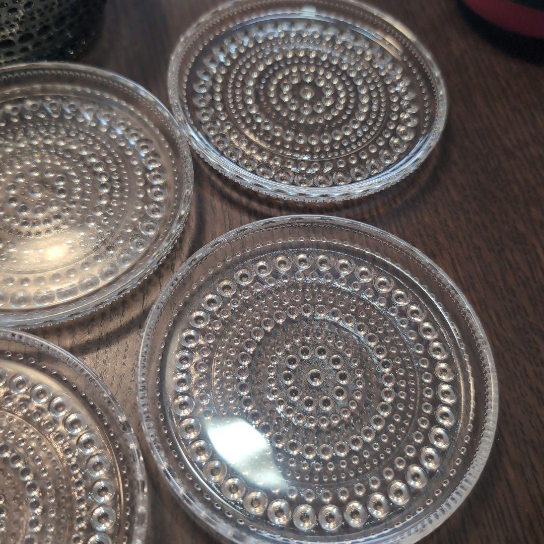 コ*♡様 カステヘルミ　10cm　プレート　　ボウル　グレー　クリア