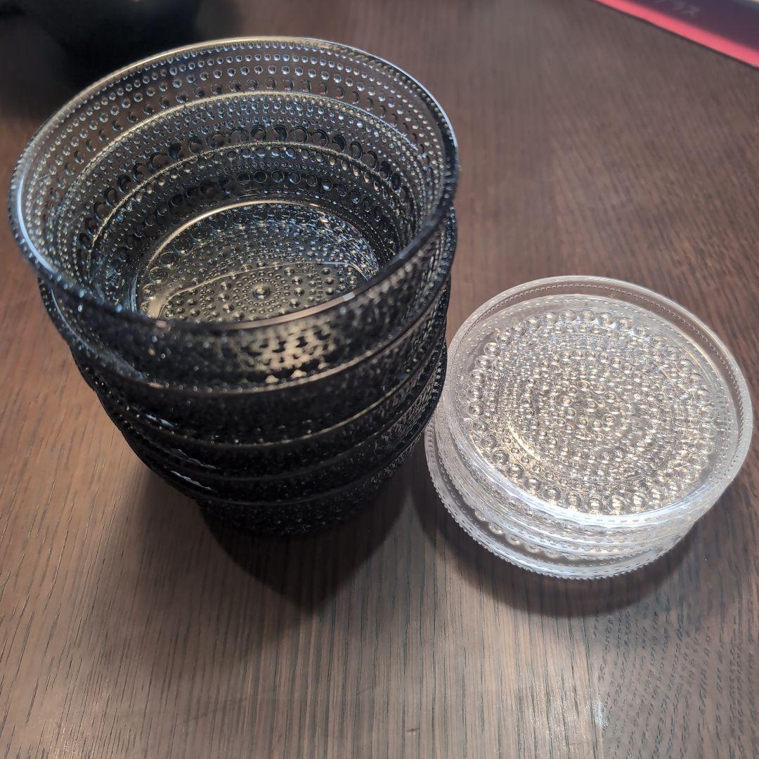 コ*♡様 カステヘルミ　10cm　プレート　　ボウル　グレー　クリア