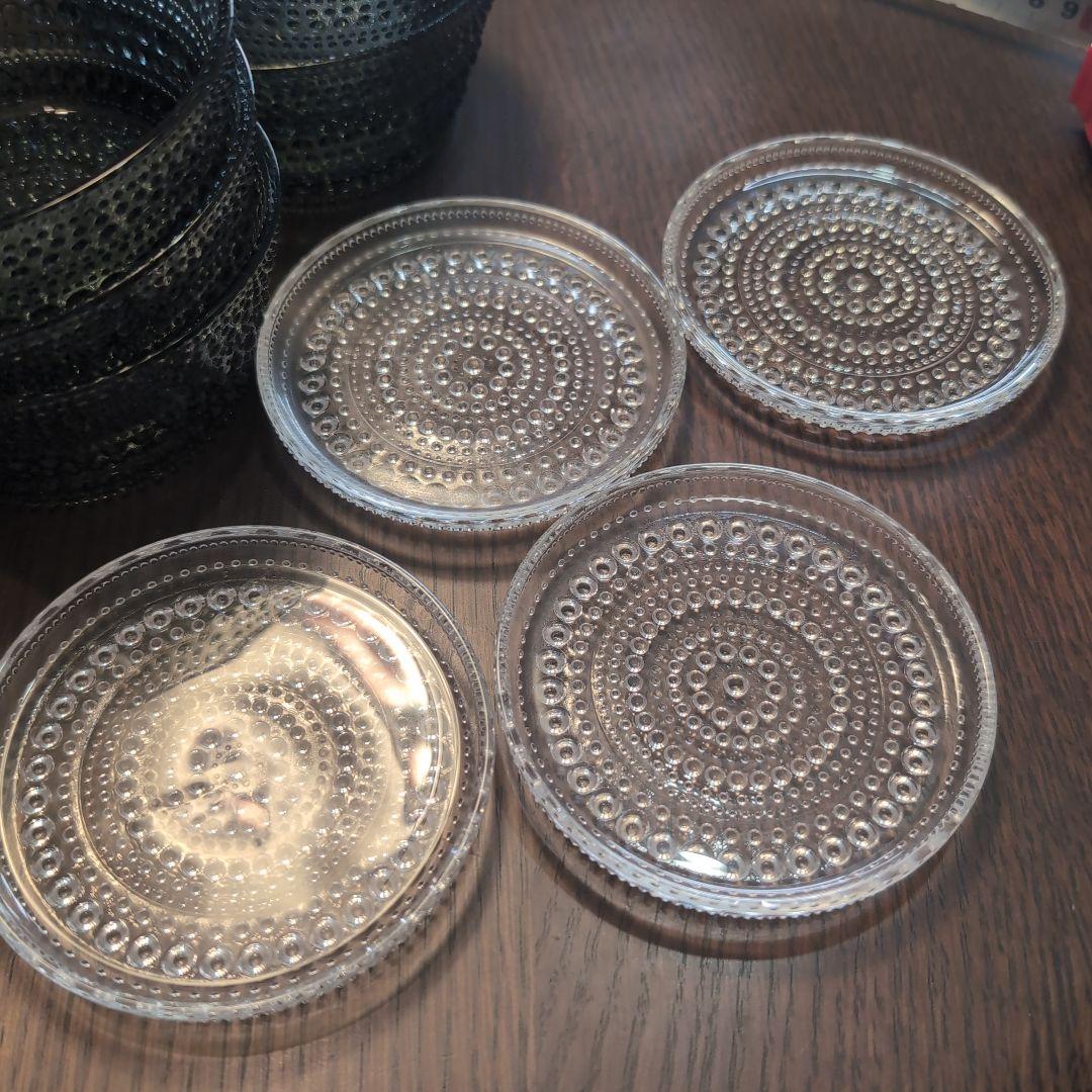 コ*♡様 カステヘルミ　10cm　プレート　　ボウル　グレー　クリア