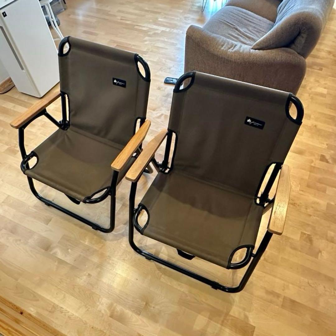 ロゴス　グランベーシック　チェア　for1　2脚セット