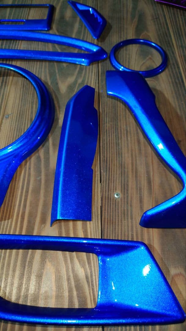 トヨタ86BRZ zn6zc6キャンディブルー室内パネルカバーフルセット