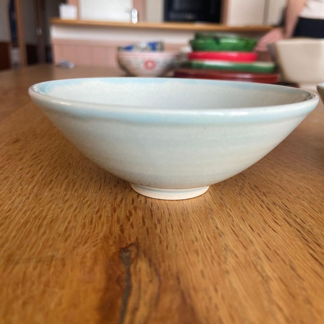 クリスチャン　ペロション　淡い青色の浅いボウル2個セット