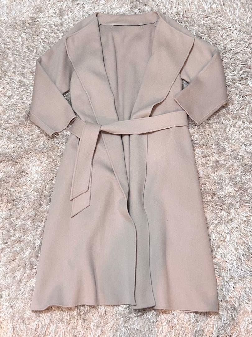 ODORANTESフレアーシルエットダブルフェイスコート