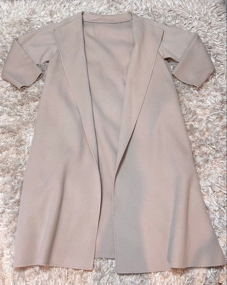 ODORANTESフレアーシルエットダブルフェイスコート