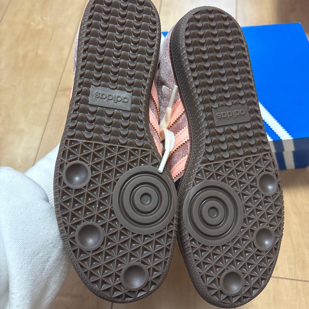 adidas SAMBA OG W ブラウン/ピンク 23.0 publux