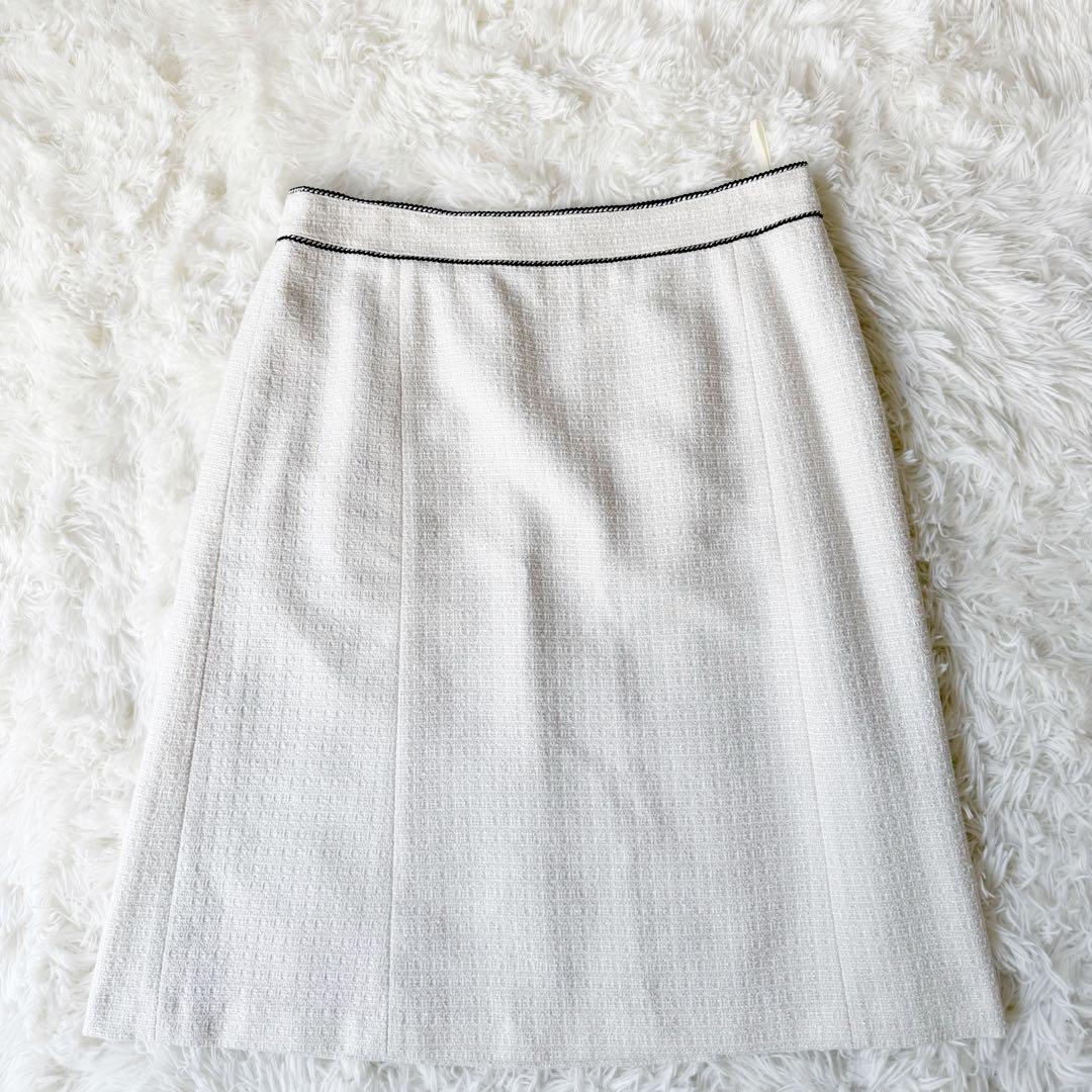 【美品】23区 セットアップ スカートスーツ ツイード セレモニー 大きめサイズ