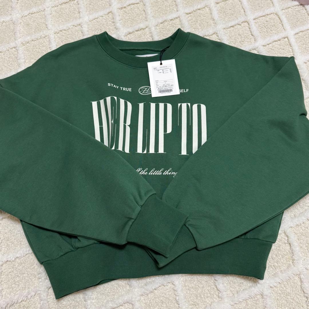 Herlipto　Cherish Oversized Sweatshirt