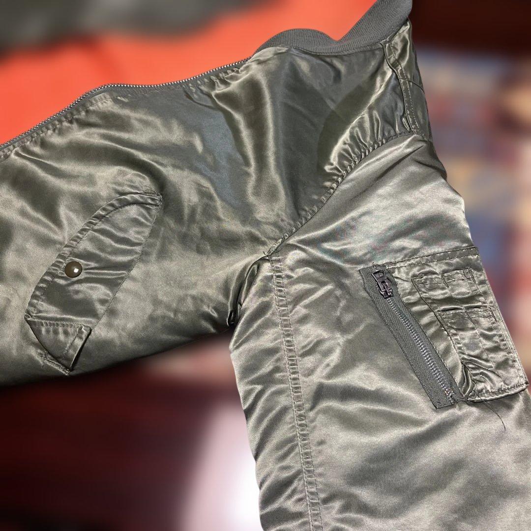 [USA製]CORINTH コリンス MA-1 90s IDEALジップLサイズ