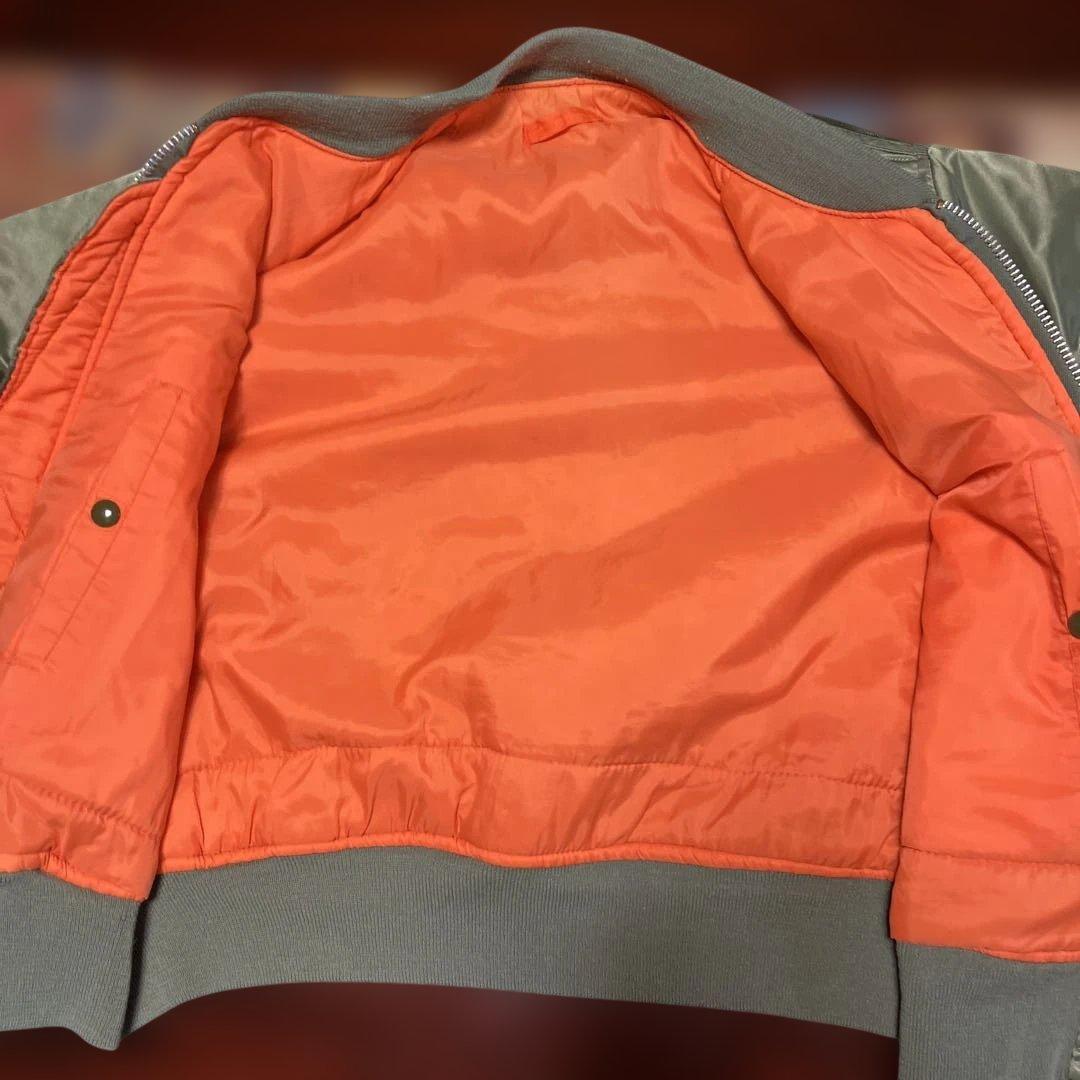 [USA製]CORINTH コリンス MA-1 90s IDEALジップLサイズ