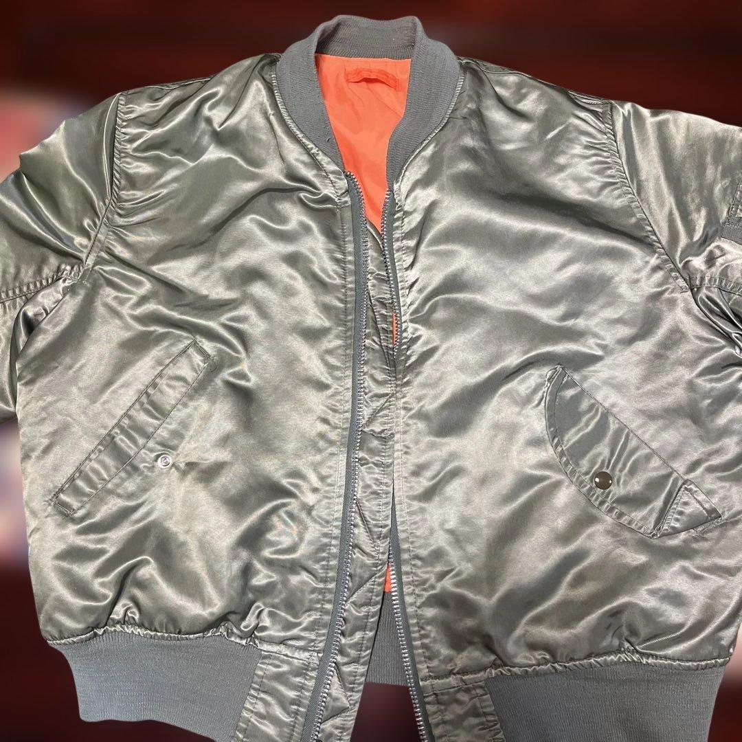 [USA製]CORINTH コリンス MA-1 90s IDEALジップLサイズ