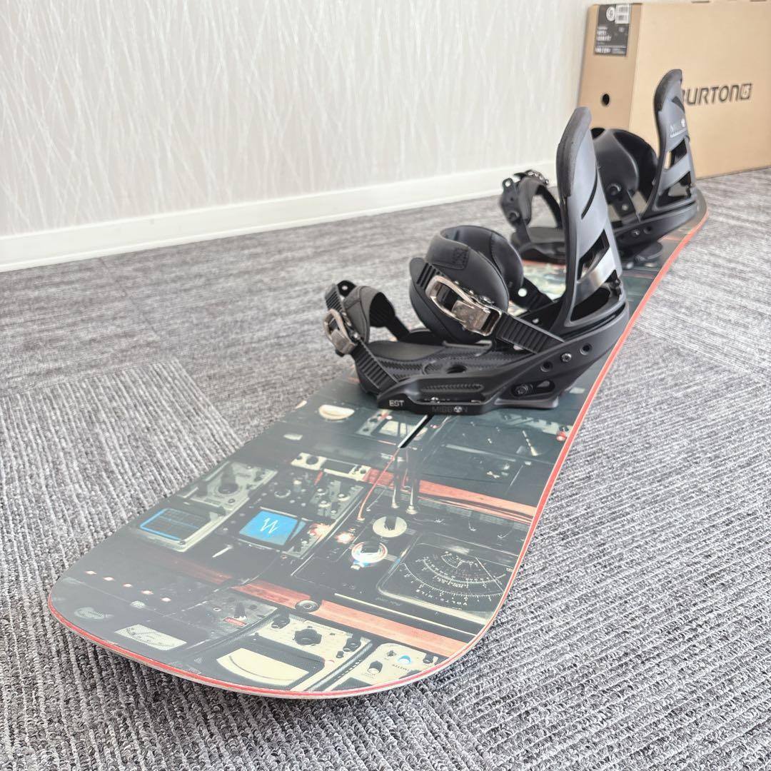38美品❗️超豪華❗️バートン/BLUNT スノーボードセット★147cm+ビン付