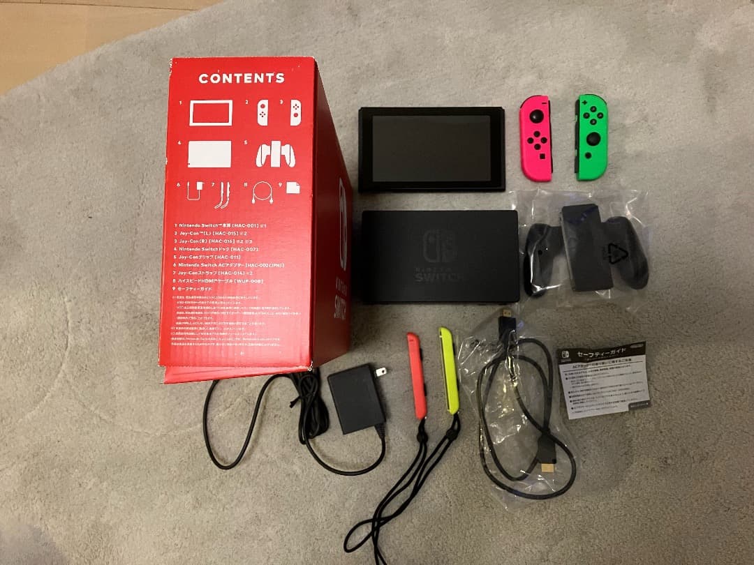 【土日限定特価】Switch 本体 バッテリー強化版 ソフト3本付