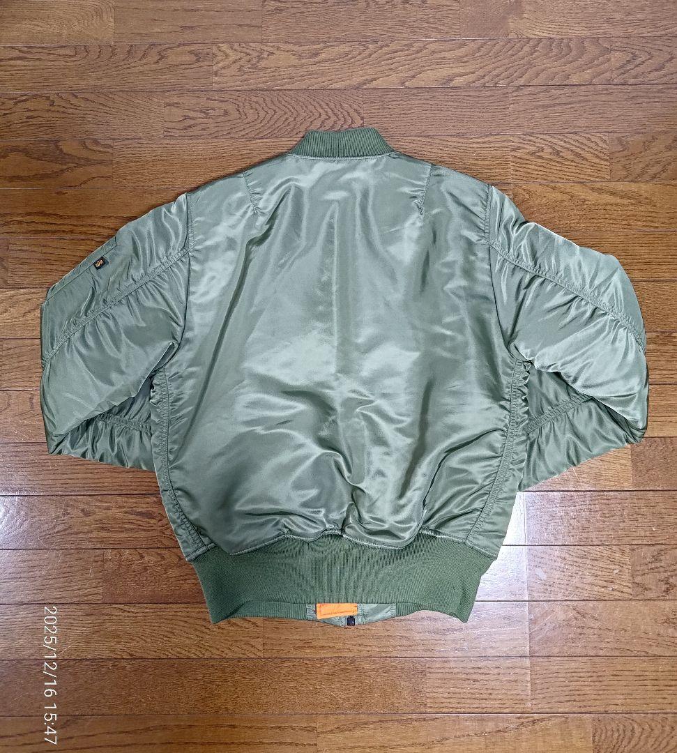 ALPHA INDUSTRIES MA-1 Sサイズ セージグリーン