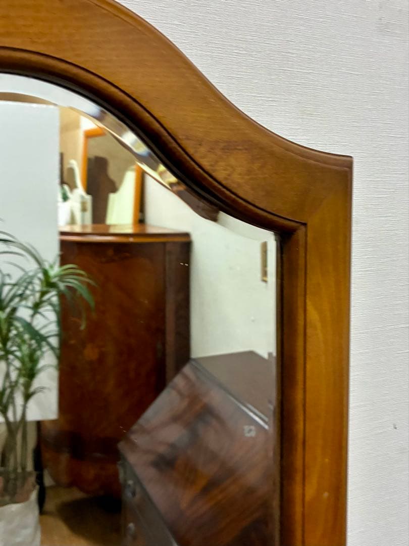 あや☆管383☆カリモク☆karimoku☆アンティーク☆ウォールミラー