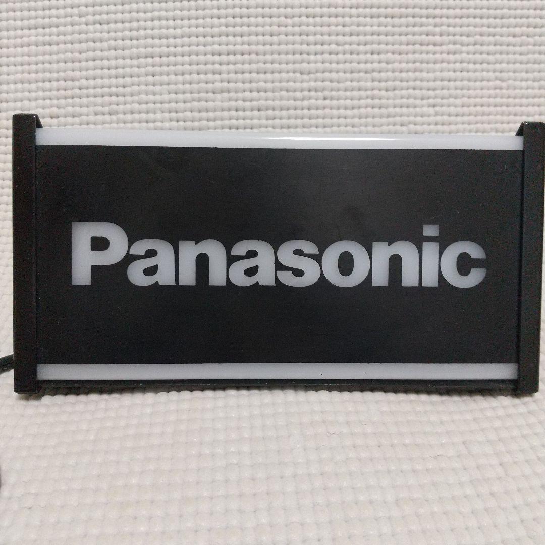 昭和62年 ナニワ照明社 パナソニックの蛍光灯看板 18cm