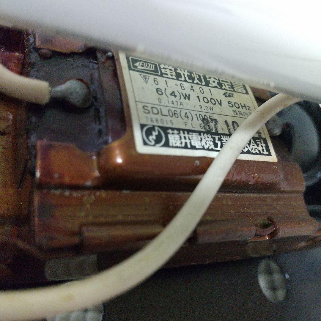 昭和62年 ナニワ照明社 パナソニックの蛍光灯看板 18cm