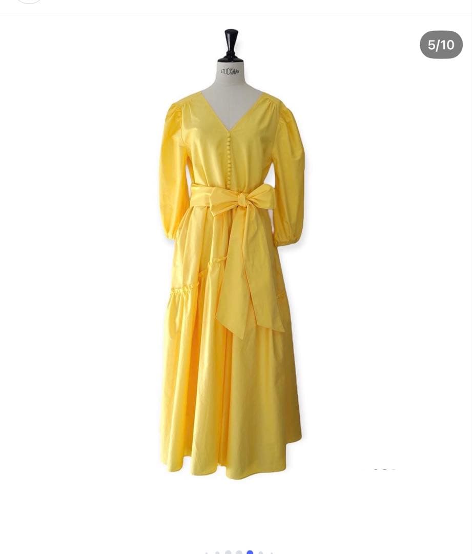 【イデアルールーチェ】コットンティアードワンピース 新品‼️