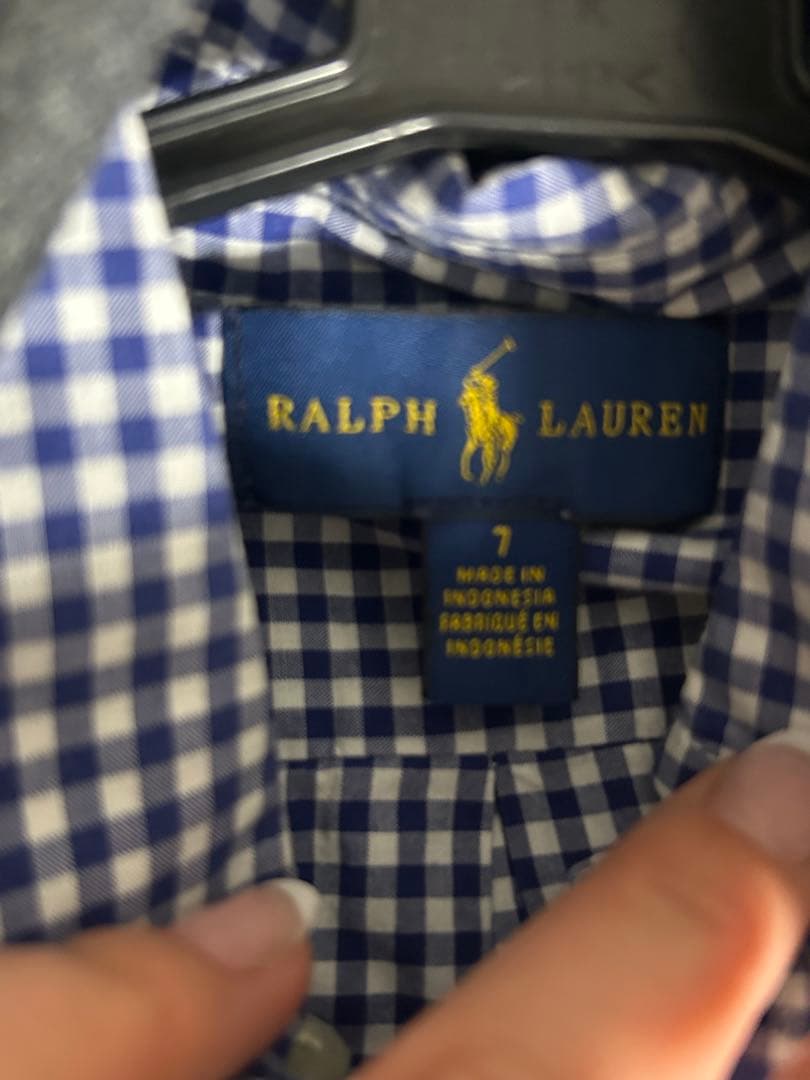 ラルフローレン スーツ　130 ニットジャケット　グレー