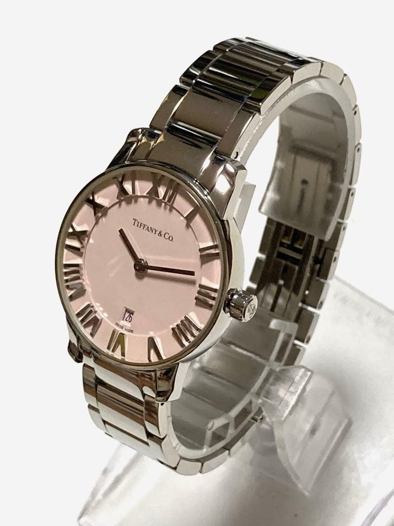 超美品！　Tiffany ティファニー　29mm 新品仕上げ済　レディース腕時計