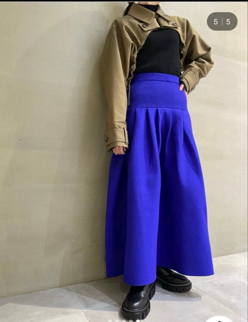 美品★ トレンチショートブルゾン