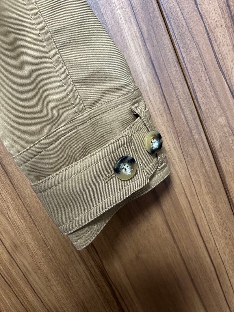 美品★ トレンチショートブルゾン